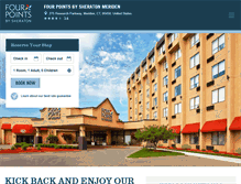 Tablet Screenshot of fourpointsmeriden.com